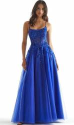 Morilee Sequin Corset Tulle Gown